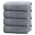 thumbnail image 1 of Bath Towels Set of 4, Large 28"x 55" Bath Towels Highly Absorbent & Quick Dry, 100% Microfiber Bath Sheets, Soft Luxurious Towels for Bathroom Spa Hotel Gym, 1 of 8