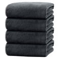 thumbnail image 1 of Bath Towels Set of 4, Large 28"x 55" Bath Towels Highly Absorbent & Quick Dry, 100% Microfiber Bath Sheets, Soft Towels for Bathroom Spa Hotel Gym, Black, 1 of 7