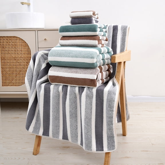 Bath Towels Set For Bathroom Soft Absorbent Quick Dry Towels For Easy Care And Long Lasting Use Perfect For Guest Bathrooms And Everyday Luxury