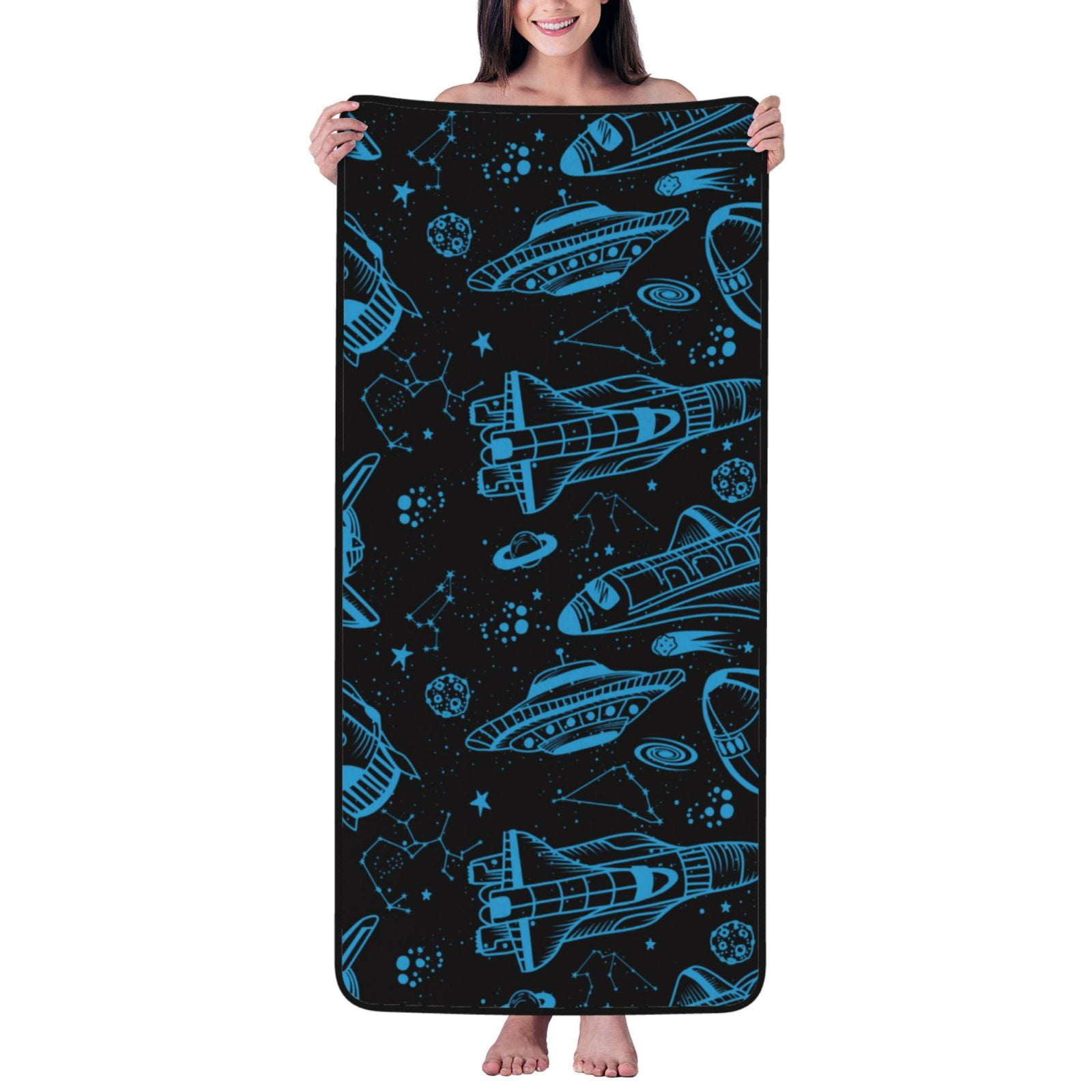 Bath Towels Spacecraft Highly Absorbent Towels for Bathroom Quick