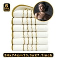 thumbnail image 1 of Bath Towels, Velvet Towels, 6PC Towel Set, Highly Absorbent Soft Bath Towels for Bathroom, Spa, Gym, 1 of 4