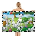 thumbnail image 1 of Bath Towels for 101 Dalmatians Beach Towel Kids Girs Boys Gifts for Bathroom Travel Camping Vacation Soft & Absorbent 20×40 inch, 1 of 6