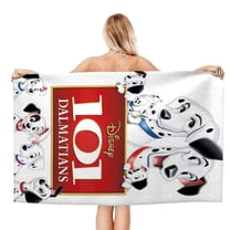 Bath Towels for 101 Dalmatians Gifts Beach Towel Kids Boys Girs Soft & Absorbent for Bathroom Travel Camping Vacation 20×40 inch
