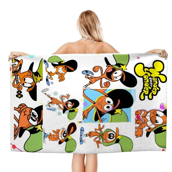 Bath Towels for Wander Over Yonder Beach Towel Kids Boys Girs Gifts Soft & Absorbent for Bathroom Camping Vacation Travel 20×40 inch