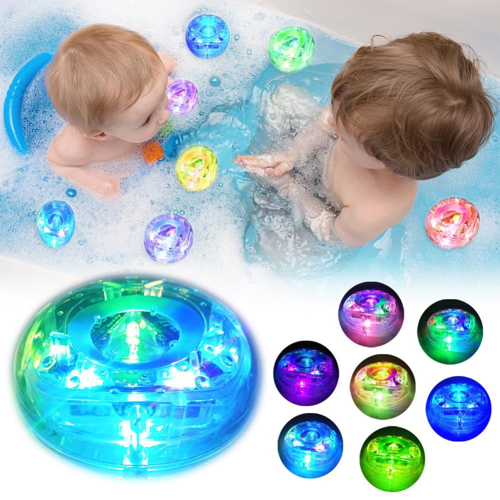 Bath Toy, Light up Ball, Floating Flashing Color Tub Toys for Bathtub