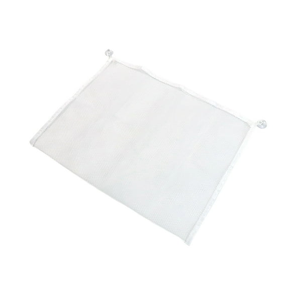 Bath Toy Organizer with Suction Cup & Adhesive Hooks - Mesh Storage Net Bag for Kids Bathtub Toys Quick Dry Hanging Shower Caddy Baby Toddler Bathroom Organization