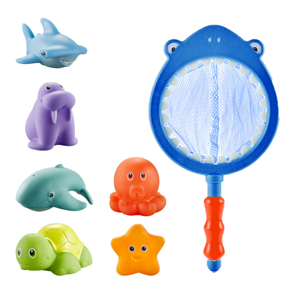 Bath Toy, Water Spraying Discoloration Floating Animals, Bathroom Pool