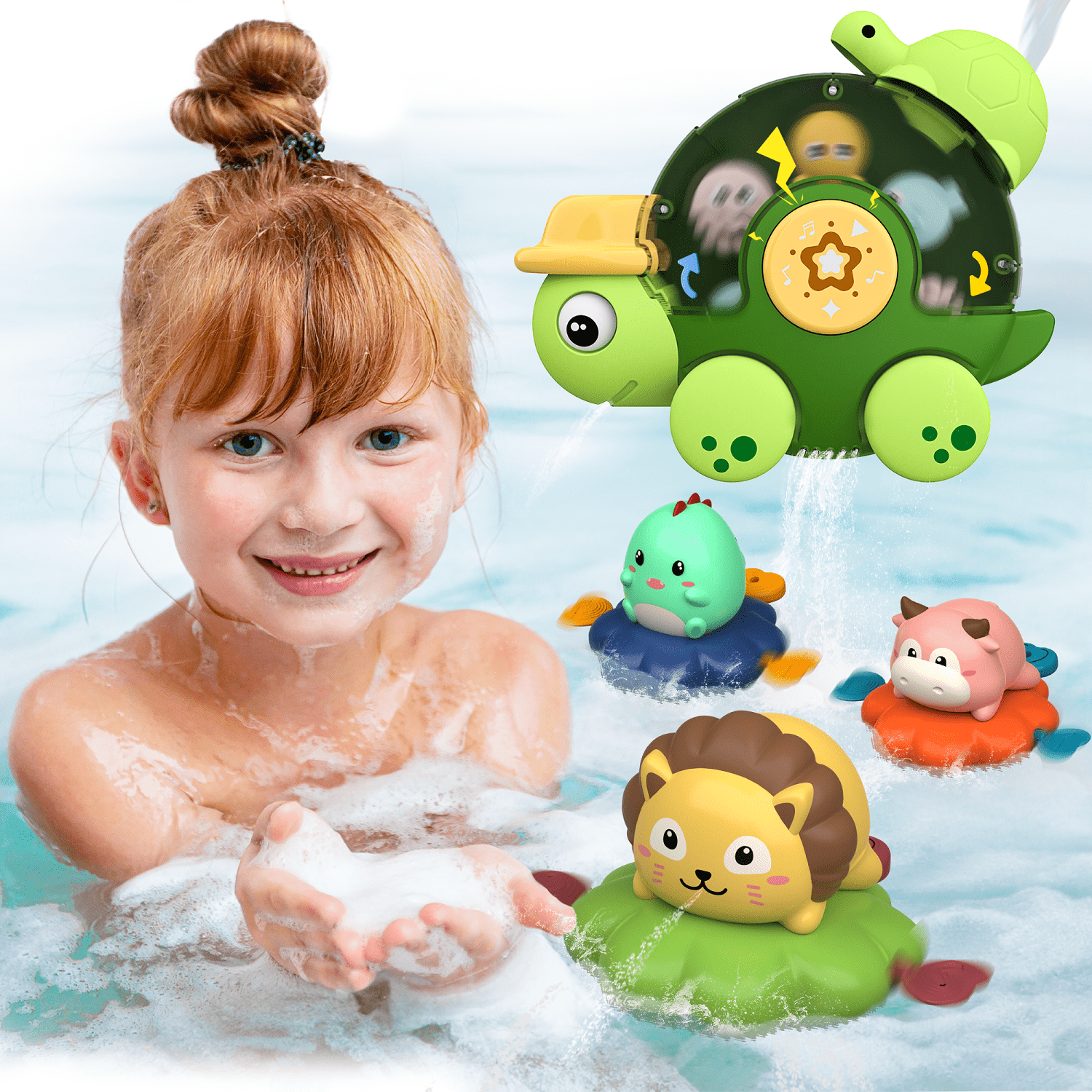Bath Toys, Bellochiddo Baby Bath Toys for 612 months Toddler Bath Toys