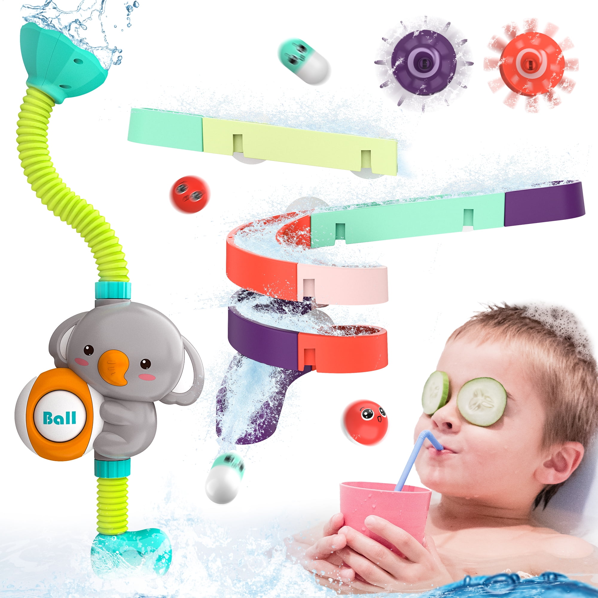 Bath Toys, Bellochiddo Baby Bath Toys for 612 months Toddler Bath Toys
