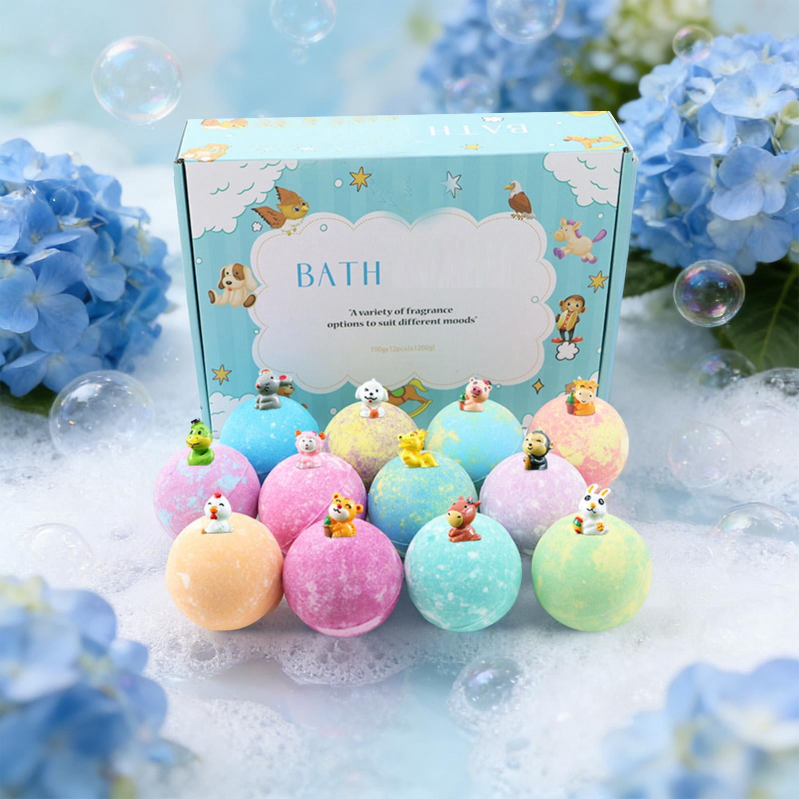 Bath Toys, Fun Toys for Student 10-12, 2.75 in Sphere, 1 Set, Surprise Hidden Figurines, Multi-Pastel Shades, Toys for Student 8-12, Easter Toys for Student, Bath Toys Storage
