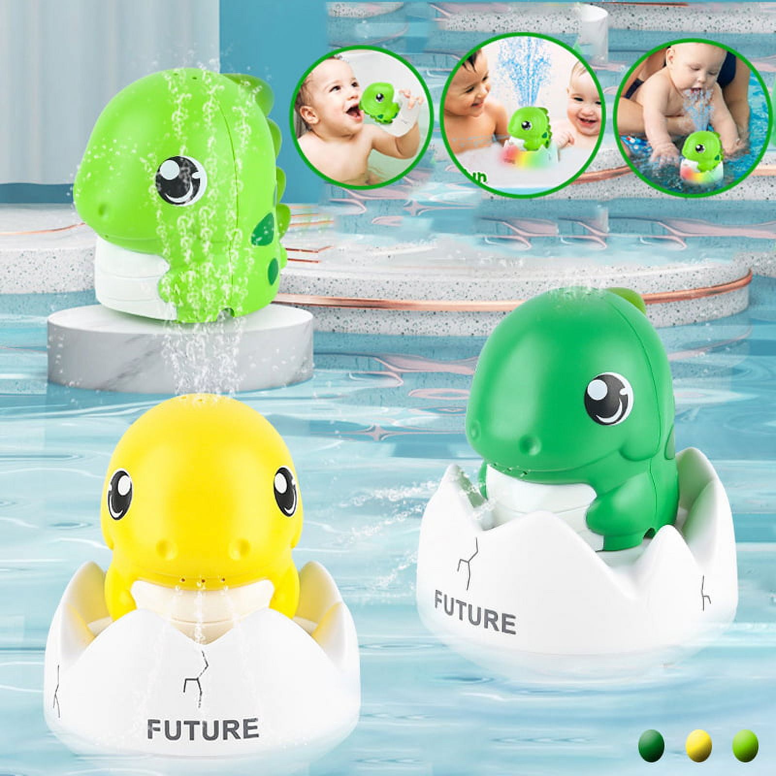 Set 4 Giochi Bagnetto Bieco - Paperelle Gomma, Animali Marini, Con Suoni, Per Neonati Da 12 Mesi