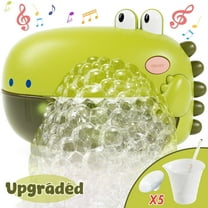 Bath Toys,Toddler Bath Bubble Machine,Bathtub Toy Dinosaur,Bubble Maker with 12 Songs,Bathtime Shower Bath Wall Toy for Boys Girls