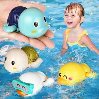 Bath Toys for Toddlers 3-4 Years, 42 Pcs DIY Slide Bath Toy W/ Floating  Pool Toys & Wind-Up Turtle, Spraying Toddlers Water Toys, Bathtub Toys for