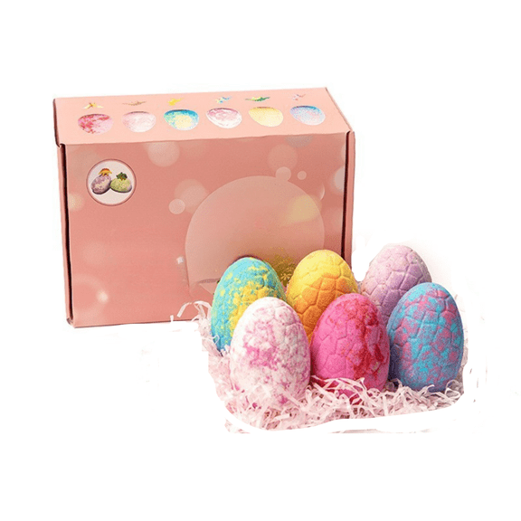 Bath Toys for Student Easter Bath Toys Egg Shaped Bubble Bath Toys Easter Party Favors for Student with Surprise Inside Pink Pack of 6