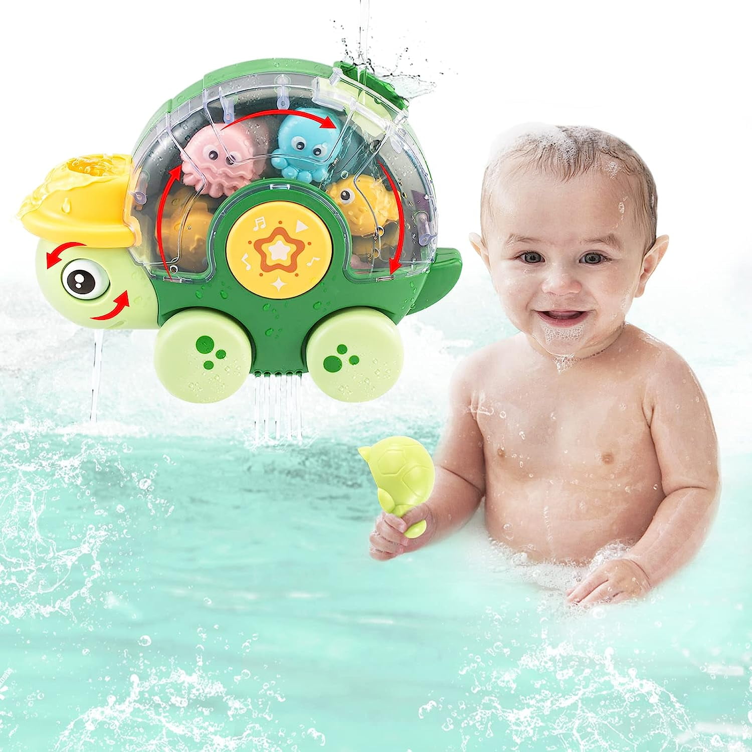Electronicheart Fishing Game Bath Toys For Kids Educational Toys Baby Bath Toy Bathtub Fishing Game Water Toys Other