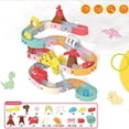 thumbnail image 1 of Bath Toys for kids ages 4-8, Dinosaur Bath Toys DIY Water Slides Toy for Kids Ages 4-8, Bathtub Shower Toys with Rubber Dino Bath Toys for Kids Birthday Gifts, 1 of 7