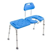 Bath Transfer Bench Chair with CUTOUT Deluxe ALL-ACCESS for Tub and Shower Transfers
