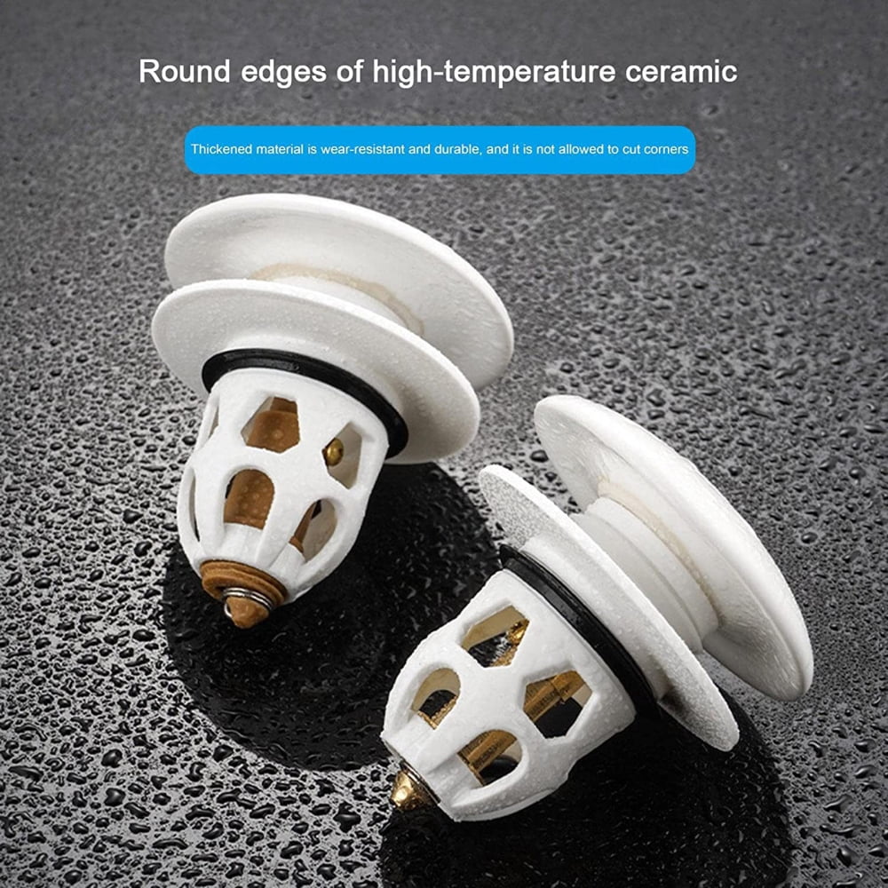 Bath Tub Drain Plug Stopper Bathtub Drain Cover with Basket for Kitchen