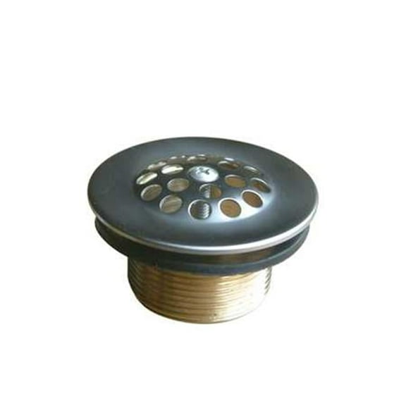 Bath Tub Drain Strainer & Grid Satin Nickel