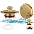 Bath Tub Drain Trim Set Conversion Kit Assembly with Easy Installation Lift and Turn Twist ...