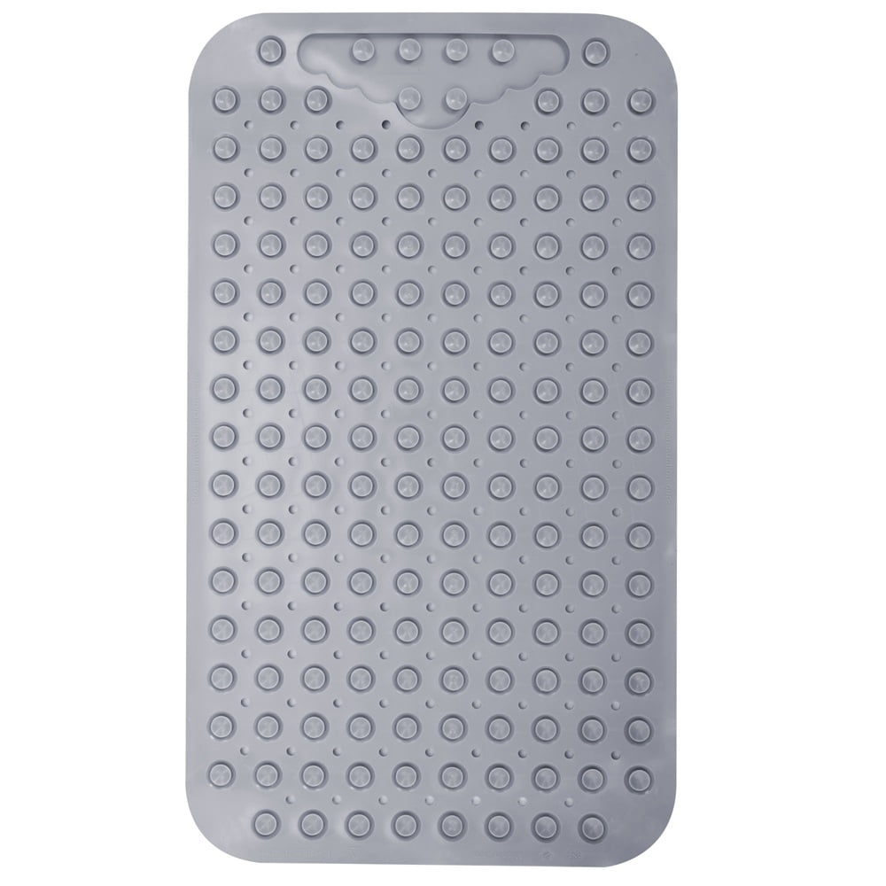 Bath Tub Mat, 19.68" x 31.49" Anti Slip Bath mat with Suction Cups and Drain Holes, Machine Washable, Rectangle, Slip Proof, Mold Resistance