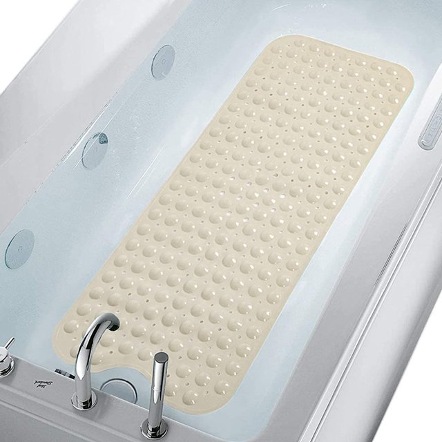 Bath Tub Mat, NonSlip Bath Mat, 39x16 inches Shower Mat, PVC Bathtub Mat with Suction Cups