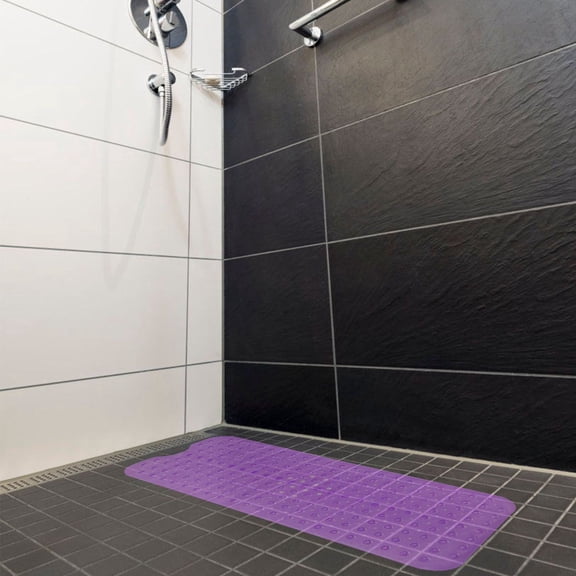 Bath Tub Mat Non-Slip Shower Mat Massage Anti-Bacterial with Suction Cups Washable for Bathroom Kitchen Pool