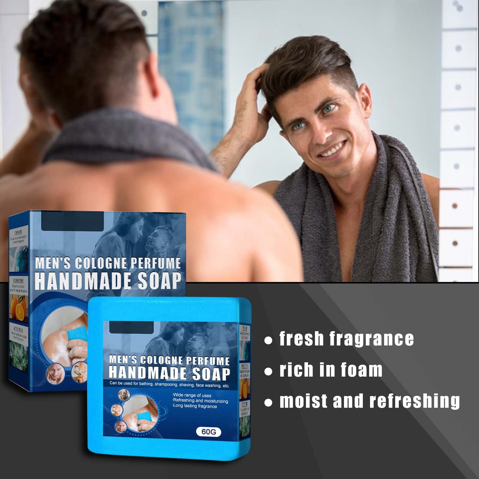 Bath Tub Pad Big Helpers Replacement Men's Cool Soap Masculine Pure Oil