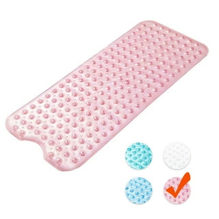 LELINTA Bath Tub Shower Safety Mat - Non-Slip and Extra Large, Bathtub Mat  with Suction Cups, Machine Washable Bathroom Mats with Drain Holes, (3 Size