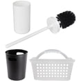 thumbnail image 1 of Mainstays Bath Organization Essentials Bundle – Toilet Bowl Brush, Shower Caddy & Wastebasket, 1 of 5