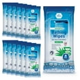 MEDPRIDE 8Pc RinseFree XL Bath Wipes Shower Adult Wipes with Aloe
