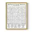 thumbnail image 1 of Bath Word Search in Paper Solid Wood 16 x 20 Framed Print, 1 of 6