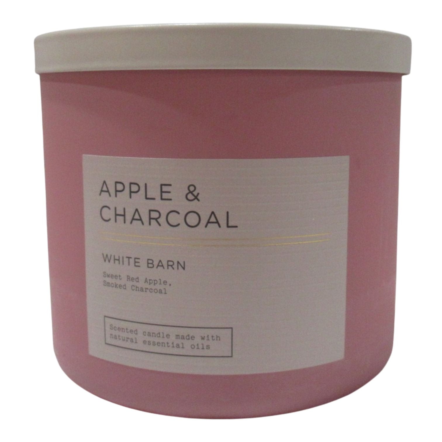 Bath a Body Works Apple & Charcoal 3 Wick Scented Candle (14.5 Oz / 411 G)