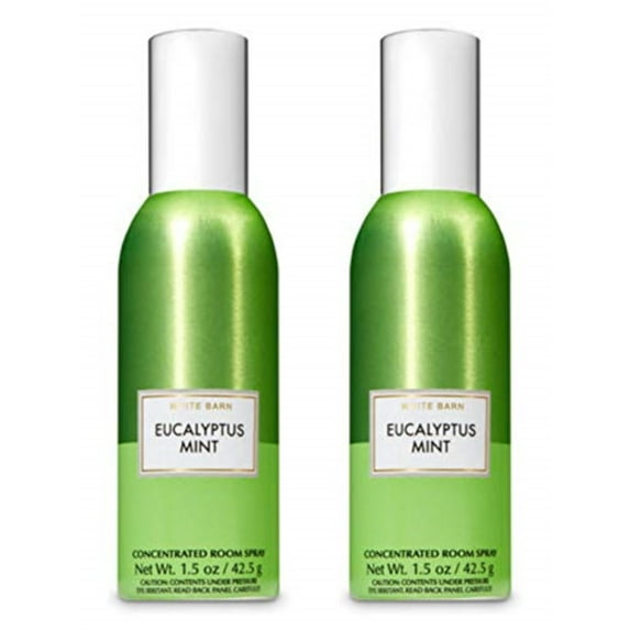 Bath and Body Works 2 Pack Eucalyptus & Mint Concentrated Room Spray. 1.5 Oz.