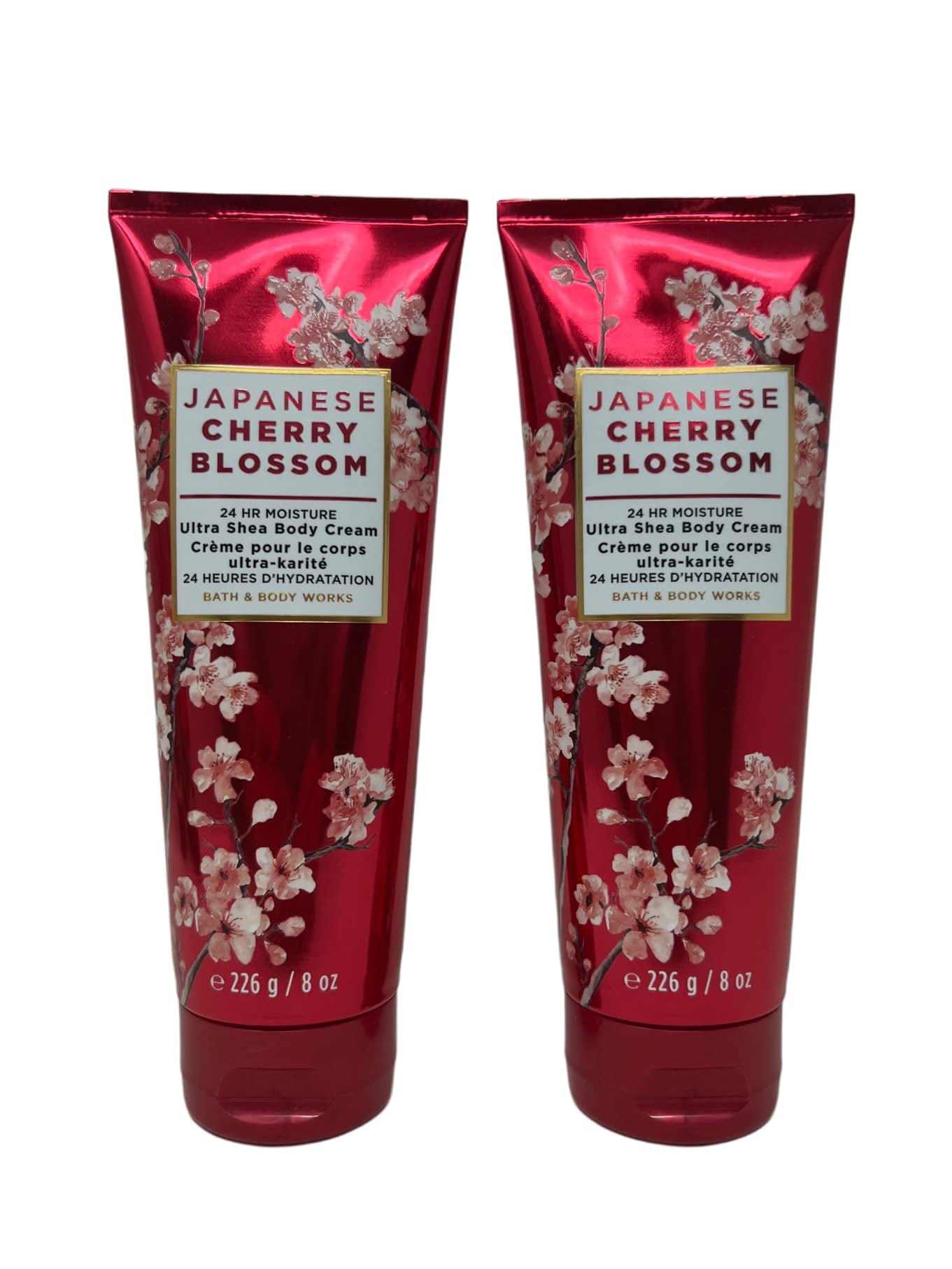 Bath and Body Works 2 Pack Japanese Cherry Blossom Ultra Shea Body