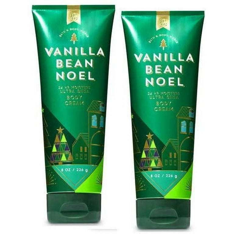Bath and Body Works 2 Pack Vanilla Bean Noel Ultra Shea Body