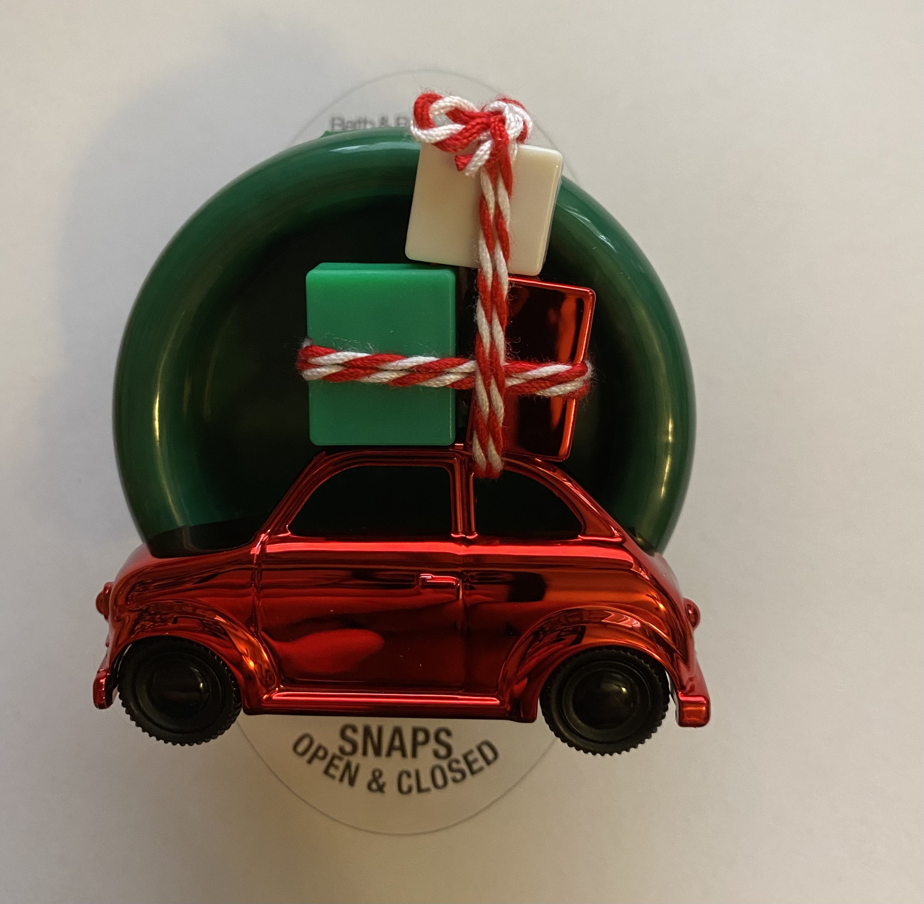Bath and Body Works 2021 Christmas Car with Present Car Fragrance Visor