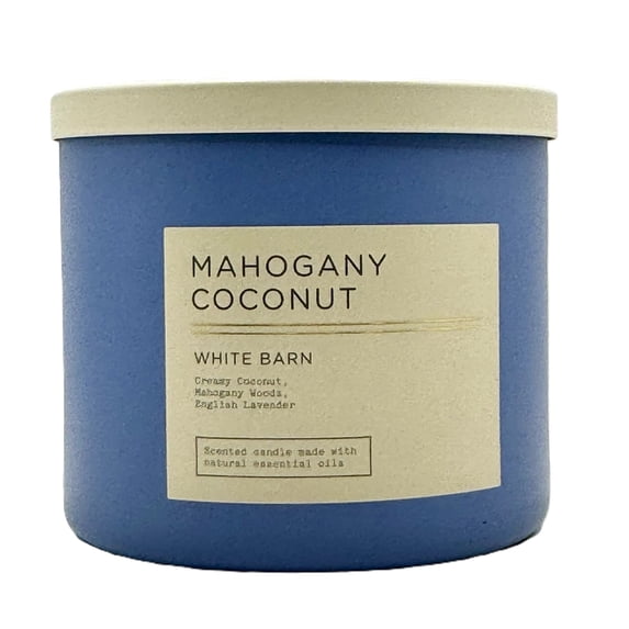 Bath and Body Works 3 Wick Candle - Mahogany Coconut