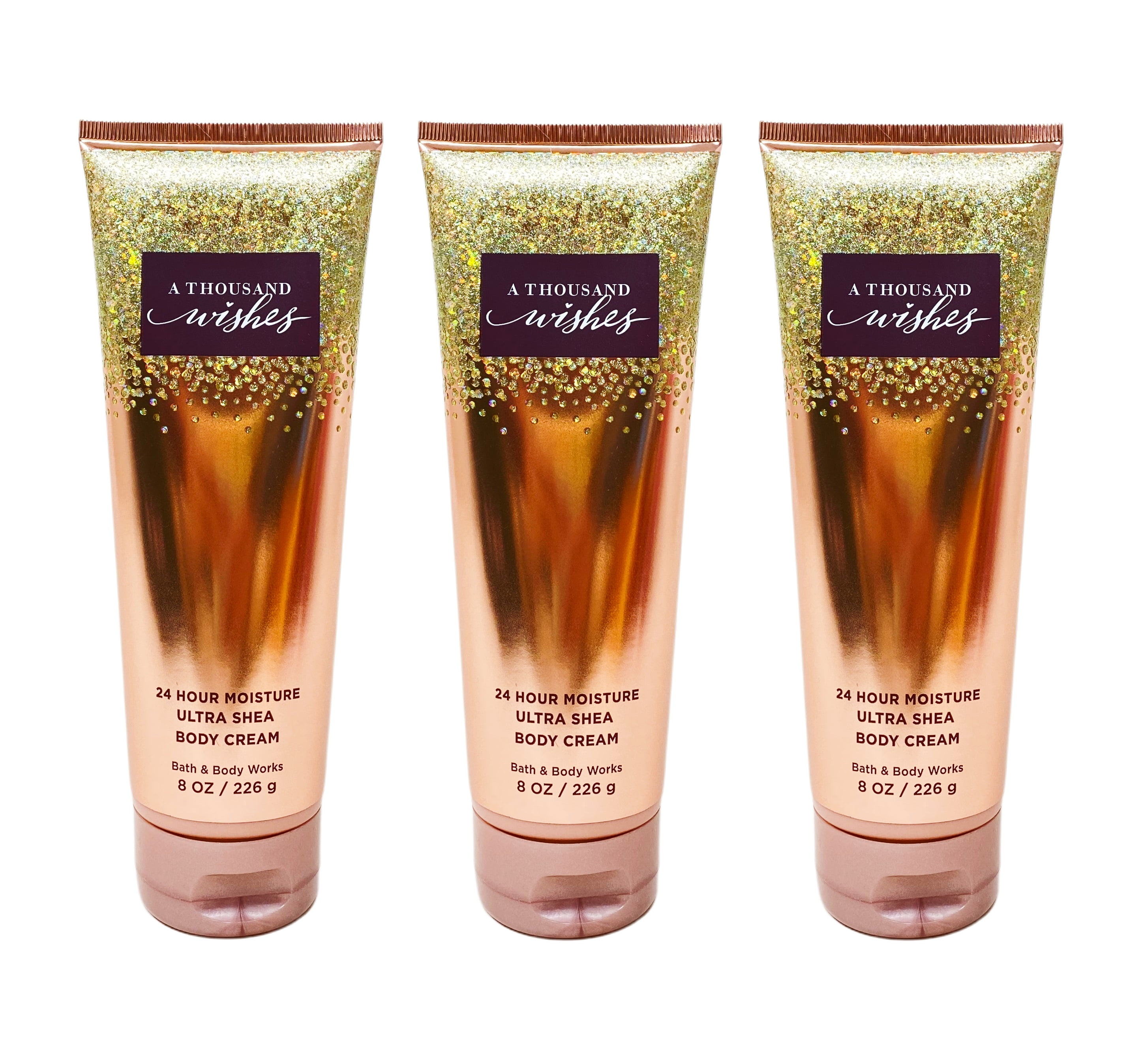 Bath and Body Works A Thousand Wishes 3 Pack Ultra Shea Body Cream Gift