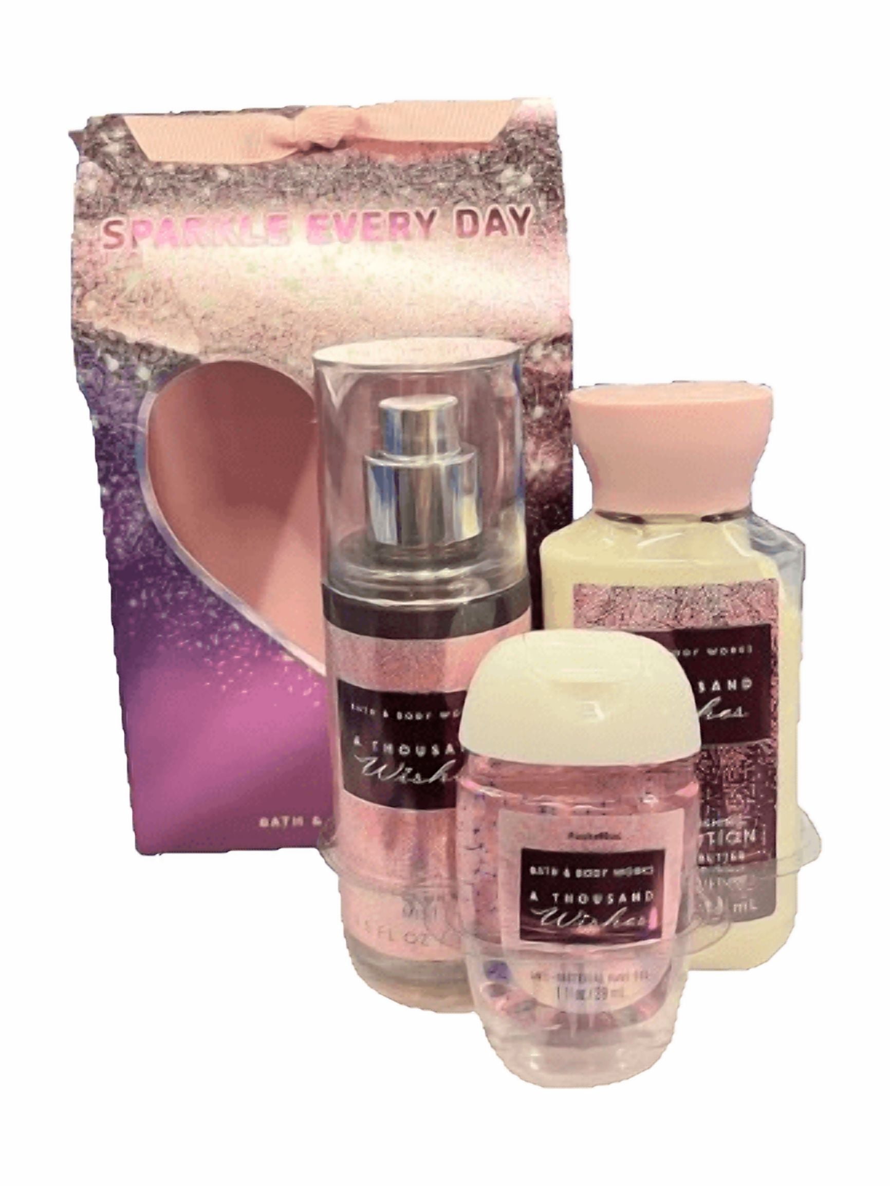【A Thousand Wishes】Bath&bodyworks 3本セット Bath and Body Works A Thousand Wishes Gift Set Trio, Fragrance