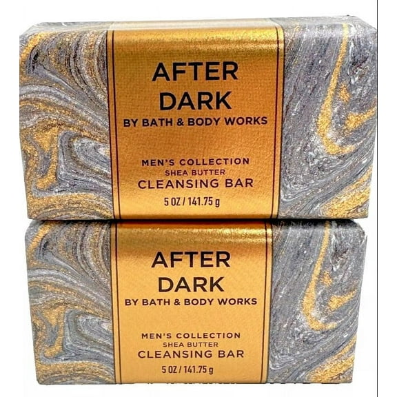Bath and Body Works After Dark Shea Butter Cleansing Bar 5 Oz, 2 Pack