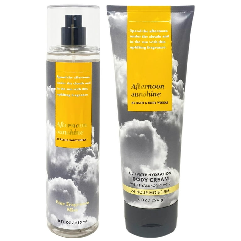 Bath and Body Works Afternoon Sunshine Duo Gift Set Includes 8