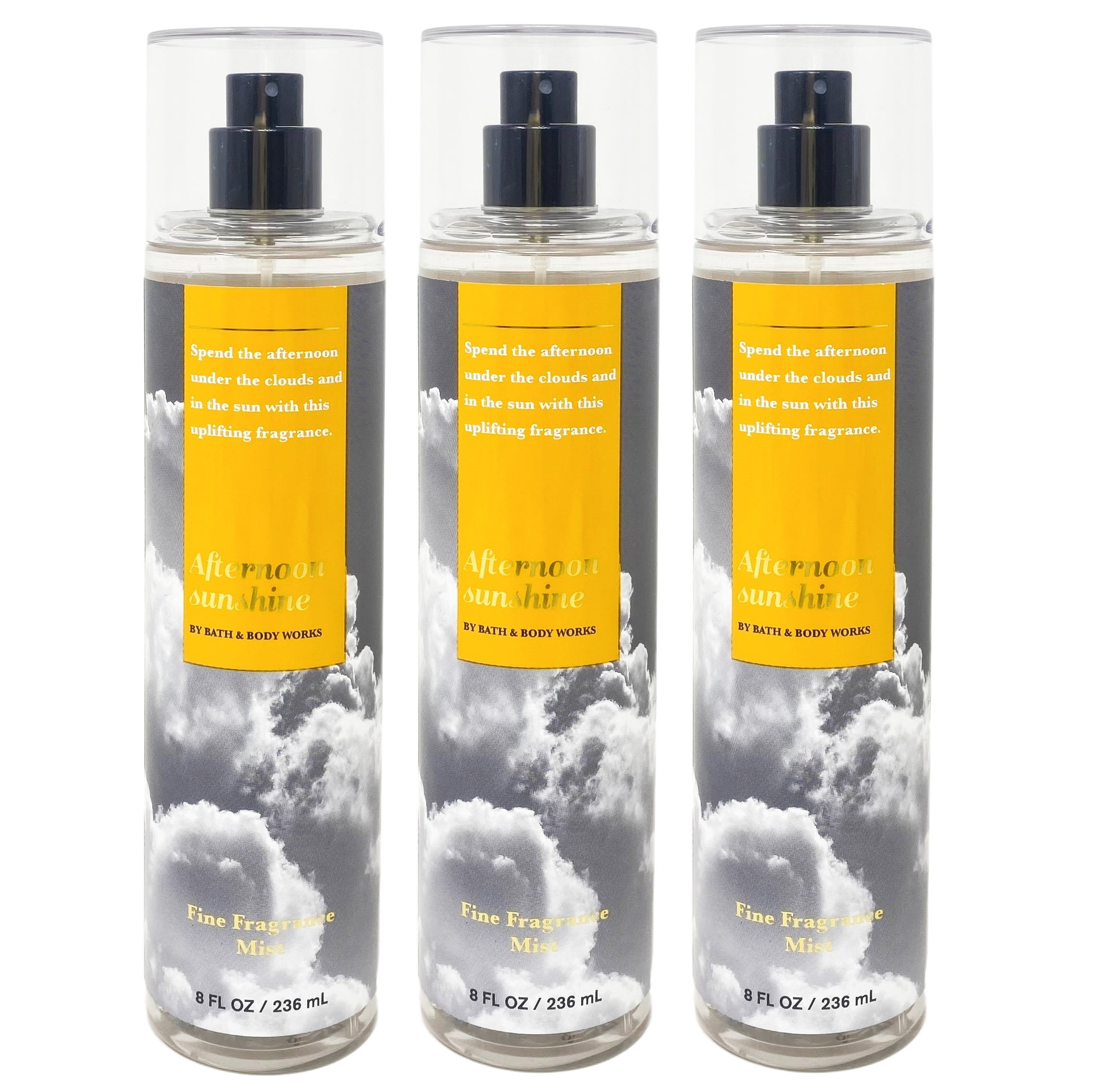 Bath and Body Works Afternoon Sunshine Fine Fragrance Mist Trio Gift