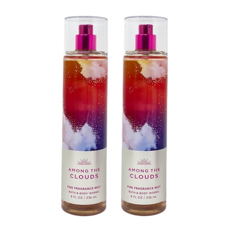 Bath and Body Works Among The Clouds 2 Pack Fine Fragrance Mist Gift Set - 8 fl oz / 236 mL each