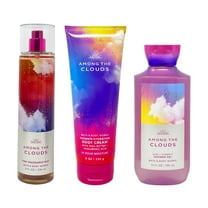 Bath and Body Works Sensual Amber Body Lotion, Fine Fragrance Mist and  Shower Gel 3-Piece Bundle 