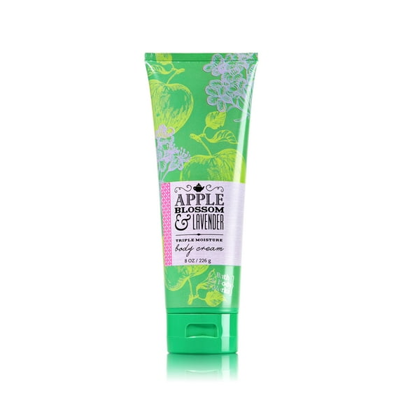 Bath and Body Works Apple Blossom & Lavender Body Cream 8 Oz.