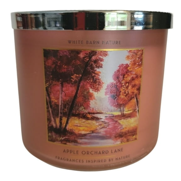 Bath and Body Works Apple Orchard Lane Scented 3-Wick Candle (14.5 OZ / 411 G)