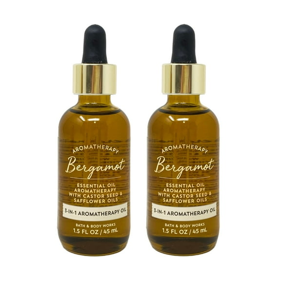 Bath and Body Works Aromatherapy Bergamot 3-in-1 Aromatherapy Oil Gift Set - Lot of 2