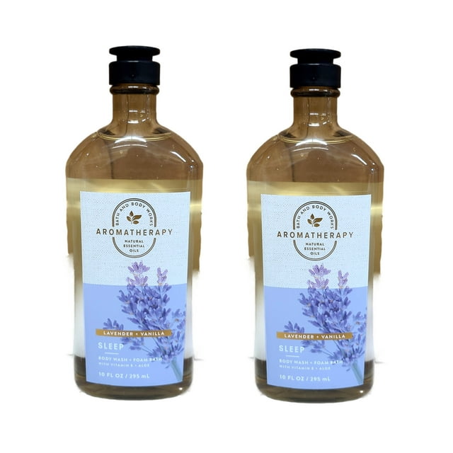 Bath and Body Works Aromatherapy Lavender Vanilla Body Wash Foam Bubble