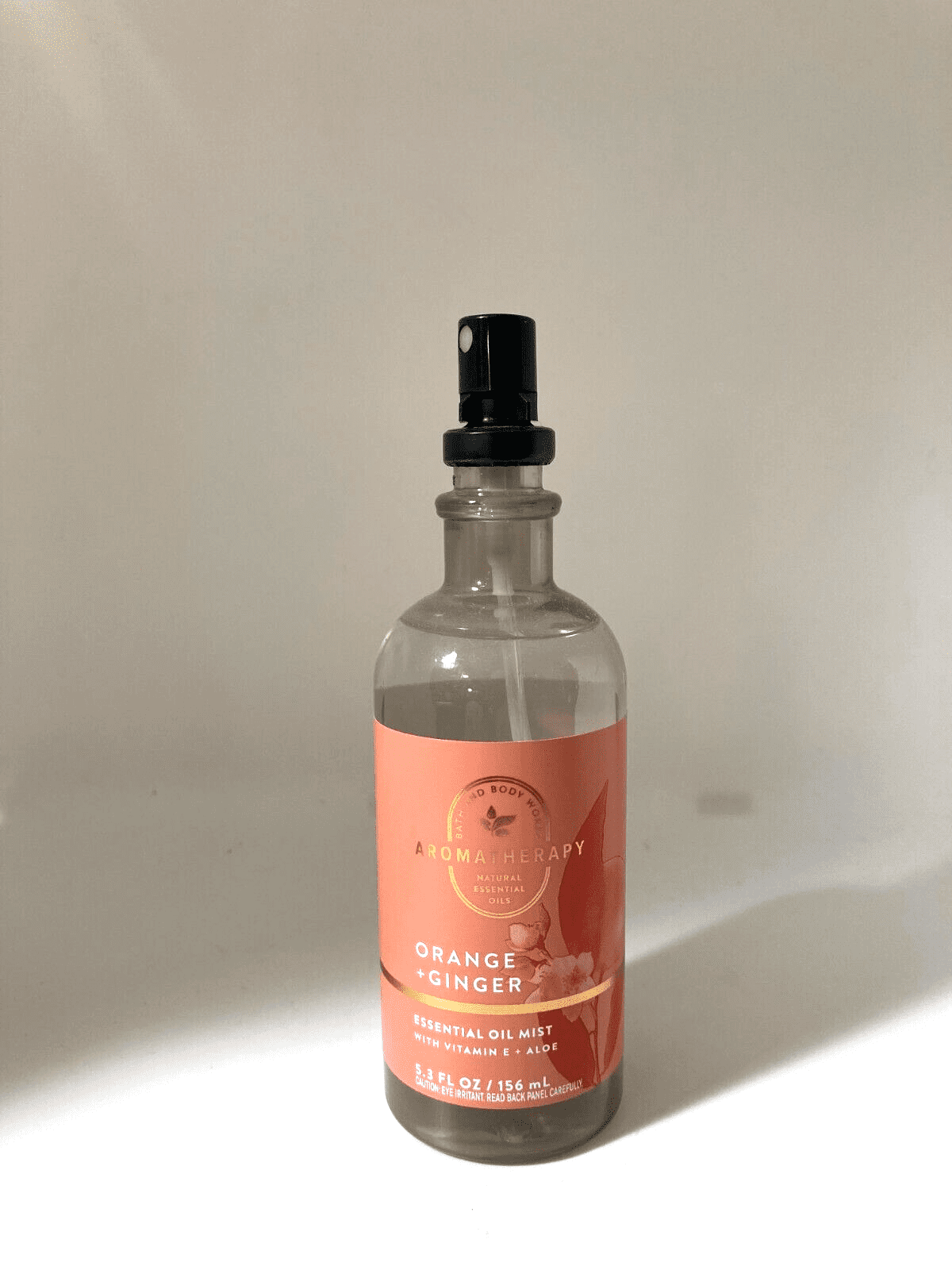 Bath and Body Works Aromatherapy ORANGE + GINGER Essential Oil Mist 5.3
